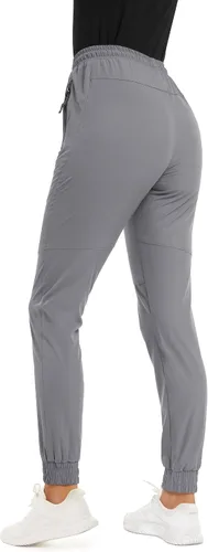 Miniatura 2 de TACVASEN Pantalones de senderismo para mujer de secado rápido con bolsillos con cremallera