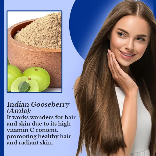 Miniatura 3 de Pride Of India - Indian Amla (Amalaki) Baya de grosella espinosa a base de hierbas en polvo para el cuidado del cabello y la piel, media libra, 100%