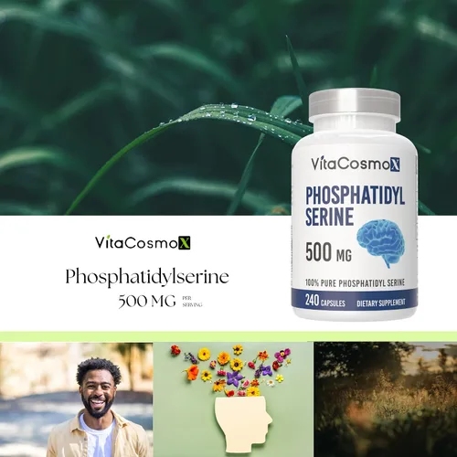 Miniatura 5 de Fosfatidilserina, 500 mg, 240 cápsulas vegetarianas 100% vegetarianas, sin OMG y sin gluten