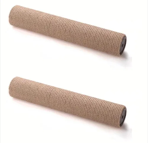 2 piezas de poste rascador de árbol para gatos M8, poste de marco de escalada para gatos, adecuado para bricolaje, marco de escalada de gato, sisal