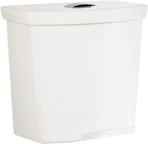 American Standard 4133A518.020 H2Option - Depósito de inodoro de doble descarga de 12 pulgadas con forro, color blanco