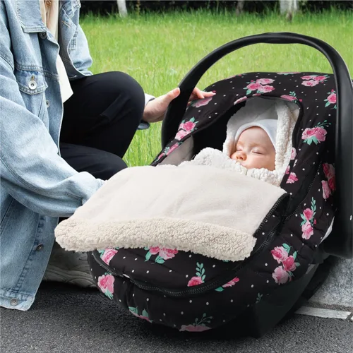 Miniatura 7 de The Peanutshell Funda de asiento de automóvil – Fundas protectoras para bebé, accesorios fáciles de limpiar, resistente a la intemperie, asiento