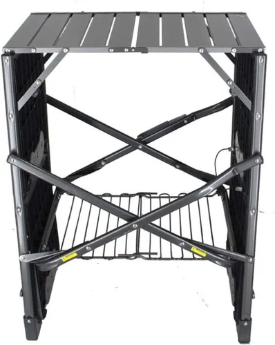 Miniatura 4 de GCI OUTDOOR Estación de Cocina Plegable Delgada Mesa de Cocina Plegable Portátil con una Superficie Resistente al Calor, 4 Mesas Laterales
