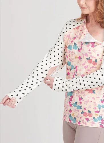 Miniatura 6 de Simplicity SS9723A - Kit de patrón de costura unisex de doble puerto para quimioterapia y sudadera con capucha, código S9723, tallas XS-S-M-L-XL