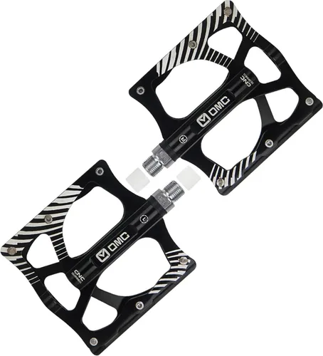 Miniatura 2 de OMC MTB Lightweight Aluminum Alloy Pedals Mountain Bike Pedals 3 Bearing Non-Slip Bicycle Platform Pedals for BMX MTB 9/16
