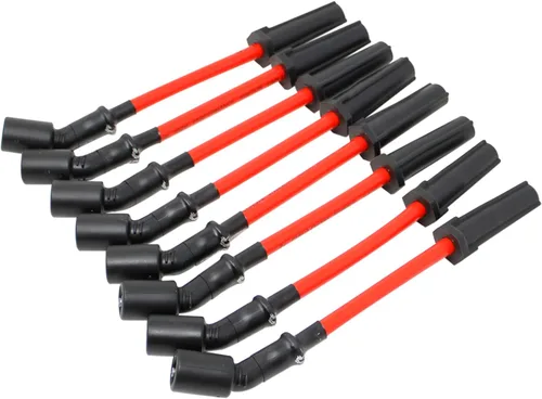 Miniatura 2 de DRAGON FIRE PERFORMANCE - Cables de bujía de ajuste directo de 0.394 pulgadas, repuesto compatible con Chevrolet GMC Cadillac Hummer 1999-2013 4.8L