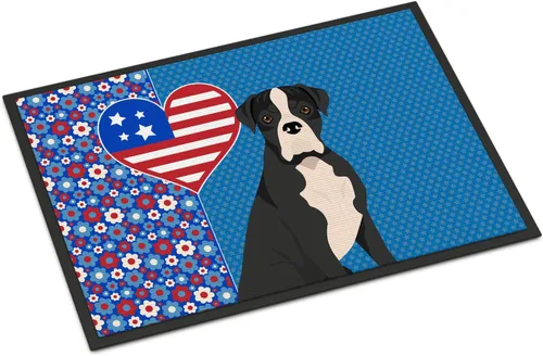 Miniatura 193 de Caroline's Treasures WDK5119JMAT Airedale Terrier USA - Tapete para interiores o exteriores, 24 x 36 pulgadas, tapete para puerta delantera