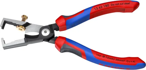 Miniatura 2 de KNIPEX Herramientas, 13 62 180 StriX Aislamiento Strippers Cable Tijeras Alicates de Corte, 7.25 Pulgadas