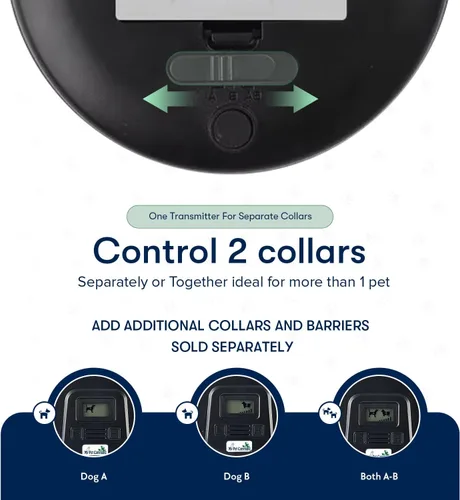 Miniatura 6 de My Pet Command, Barrera para mascotas de interior con rango ajustable, corrección estática y de tono, valla oculta para collar de contención