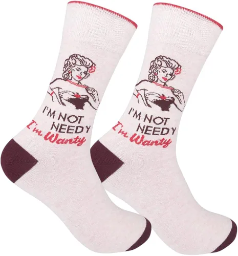FUNATIC Calcetines divertidos, locos e inapropiados, regalos novedosos para mujeres, hombres, adolescentes, talla única