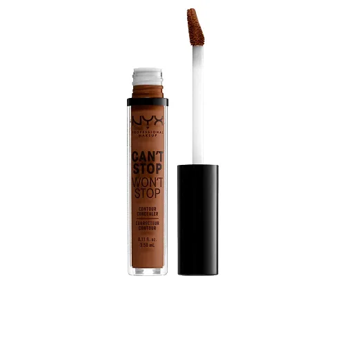 Miniatura 15 de NYX PROFESSIONAL MAKEUP Can't Stop Won't Stop - Corrector de contorno, 24 horas de cobertura total y acabado mate - Vainilla 06 VAINILLA