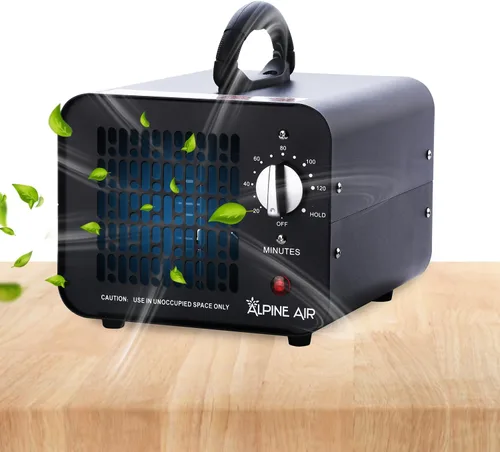 Alpine - Generador de ozono de 125 W, 70,000 mg/h, ionizador de aire, eliminador de olores de ozono para el hogar y la cocina, máquina de ozono