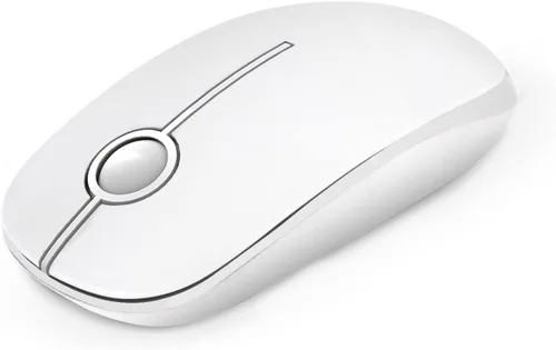 Miniatura 33 de VssoPlor Ratón Inalámbrico 2.4G, Ratón Portátil Delgado para Computadora Portátil con Receptor Nano, Ratón Óptico Silencioso para Notebook, PC