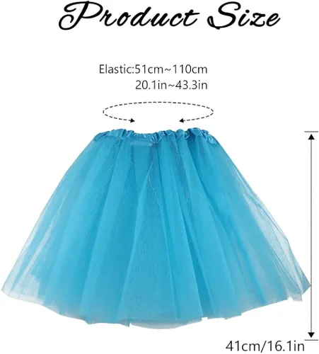 Miniatura 3 de REETAN Falda LED tutú con luces en capas, disfraz de tutú para mujeres y niñas