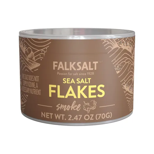 Miniatura 7 de FALKSALT Copos de sal marina naturales orgánicas de 2.47 onzas Certificado sin OMG, Kosher y Halal Copos de sal marina de acabado gourmet 5