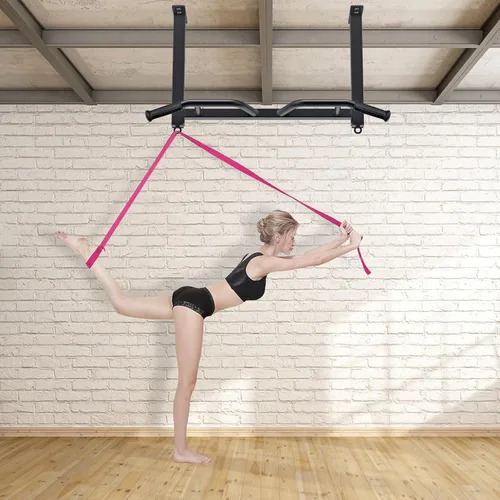 Miniatura 2 de Kipika 32" Ceiling Mounted Pull Up Bar - Heavy Duty, Highly Adjustable, Multifunctional Chin Up Bar - Home Gym System with Punching Bag Hanger and