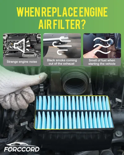 Miniatura 6 de Paquete de 2 filtros de aire de motor para Elantra (2011-2016), Forte (2014-2018), repuesto de filtro de aire 28113-3X000, 28113-4V100 accesorios