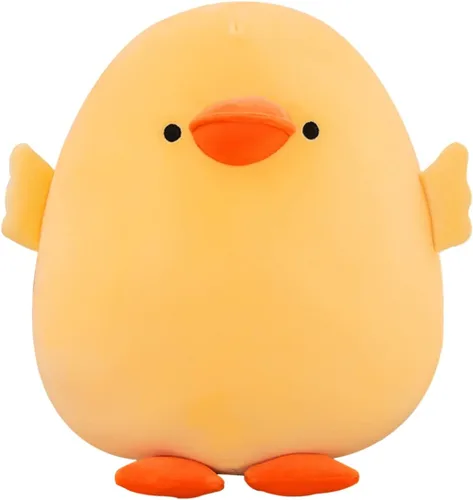 Miniatura 11 de DEYI Peluche de pato de peluche, juguetes suaves de patito amarillo, regalos para amigos y niños, Navidad, bonita almohada amarilla