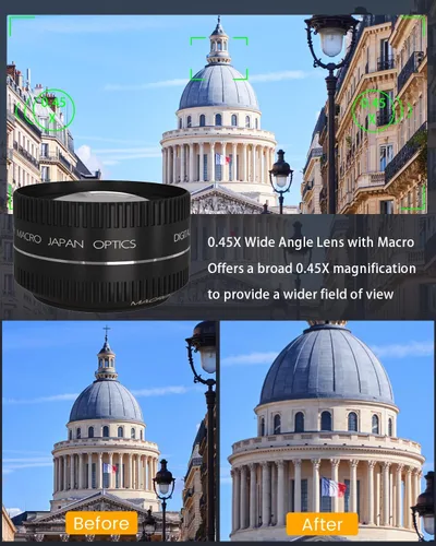 Miniatura 6 de 2024 Actualización VJIANGER Cámara Digital para Fotografía y Videoblogs para YouTube con WiFi, Pantalla Giratoria de 180°, Zoom Digital 16X, Lente