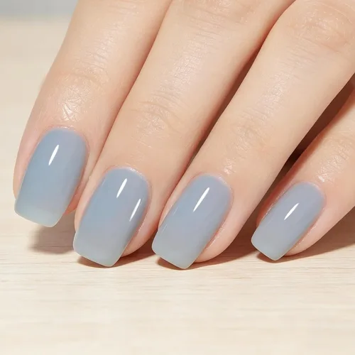Miniatura 26 de YTD Likomey Esmalte de uñas de gel azul gelatina, 49.2 ft, translúcido transparente de pigmento fino, gel de uñas UV, manicura y pedicura