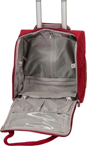 Miniatura 7 de Rockland Melrose - Maleta con ruedas, de porte vertical, para caber debajo del asiento, Rojo), BF31-RED