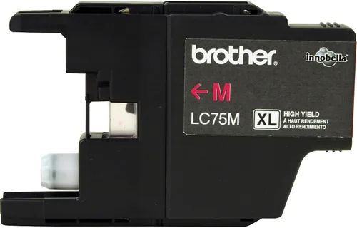Miniatura 3 de Brother Impresora LC75M de alto rendimiento (Serie XL) Tinta de cartucho magenta, rendimiento 600 páginas para uso MFC-J280W, MFC-J425W, MFC-J430w