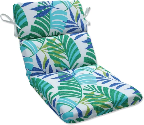 Miniatura 9 de Pillow Perfect Tropic Botanical - Juego de 1 cojín para silla con respaldo dividido para interiores y exteriores, con lazos, 1 unidad, 40.5 x 21