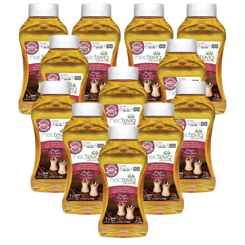 Miniatura 13 de Nectevia New England Maple - Néctar de agave con infusión de stevia, paquete de 2