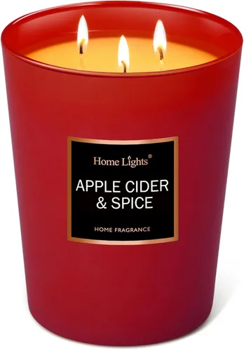 Miniatura 16 de HomeLights - Velas perfumadas, tarro grande de aromaterapia, cera de soja natural, regalo de 130 horas de combustión, galleta casera