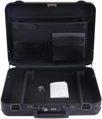 Miniatura 4 de Maletín de metal para hombre, caja de almacenamiento de aluminio con bloqueo, funda de medicina familiar, maleta de dinero, caja de exhibición