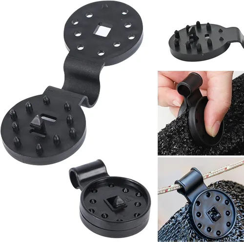Clips de plástico para tela de sombra, clip de fijación de red para sombrilla, clips de tela para invernadero, jardín al aire libre, red