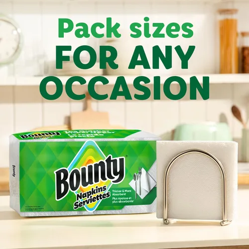 Miniatura 5 de Bounty Servilletas de papel, blancas, 200 unidades, el embalaje puede variar