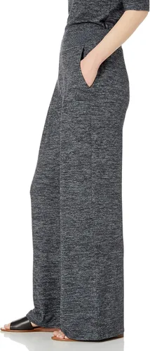 Miniatura 4 de Daily Ritual Pantalón de pierna ancha plisado de punto acogedor para mujer