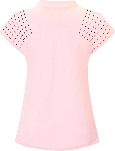 Miniatura 19 de Camisetas tipo polo de golf para mujer, ligeras que absorben la humedad, camisetas atléticas de tenis