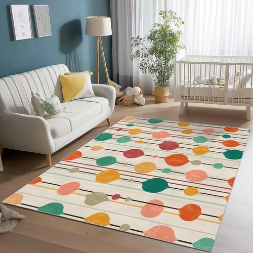 Miniatura 10 de 2 X 3 ft Small Area Rug for Bedside, Zebra Portrait Lightweight Non Slip Washable Rug with Non-Slip Backing for Front Door Entryway, Animal Throw