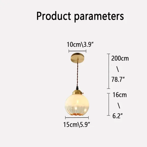 Miniatura 6 de Genérico Araña moderna, LED moderna lámpara de araña de estilo japonés esférico degradado de vidrio medieval retro flor brote en forma de rama sala