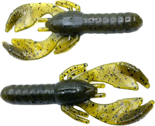 Miniatura 11 de Phat Pak Baits - Beasty Bug Jr Ned Rig Craw Finesse Bass Señuelo de pesca de plástico suave 20ct 2.8" Paquete de variedades