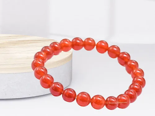 Miniatura 490 de Amazing Gemstone Pulsera de cristal para mujeres y hombres, pulsera de cristal curativo de protección, pulsera elástica con cuentas de piedras