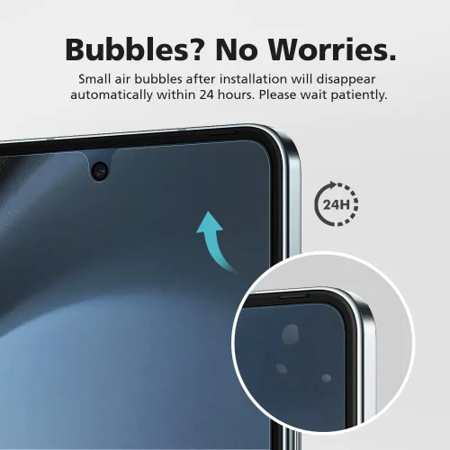 Miniatura 5 de Paquete de 3+3 protectores de pantalla para Samsung Galaxy Z Flip 4 5G EPU+TPU, película interior HD cubierta completa + 3 unidades de película