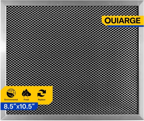 97007696 - Filtro de campana extractora B-roan de 10.5 x 8.8 pulgadas, repuesto de filtro de ventilación de estufa para ventilador de escape sin