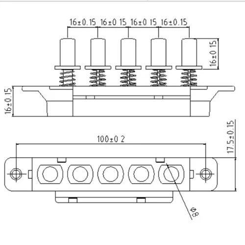 Miniatura 6 de Interruptor de teclado de campana extractora, 2 botones de interruptor de alimentación multifuncionales duraderos, interruptor de teclado de piano