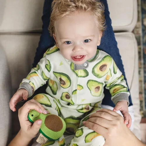 Miniatura 129 de Burt's Bees Baby - Mameluco para bebés, pijama, 100% algodón orgánico, cierre frontal, pies cerrados antideslizantes