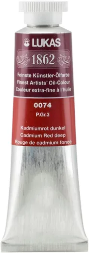 Miniatura 116 de Lukas 1862 Pintura al Óleo para Artistas Profesionales - Colores Tierra Amarillentos, 37 mL - Juego de 4 - Destacada Resistencia a la Luz, Sin