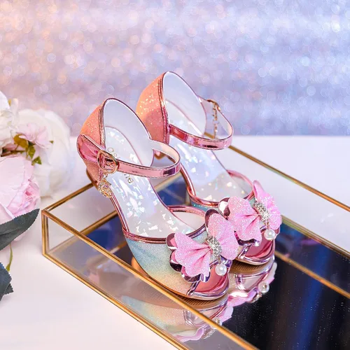 Miniatura 5 de Osinnme - Sandalias de boda para niña pequeña y grande