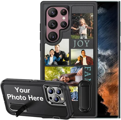 Miniatura 17 de Funda de teléfono personalizada para Samsung Galaxy S22 Ultra 5G, funda protectora de cuerpo completo a prueba de golpes con múltiples fotos, funda