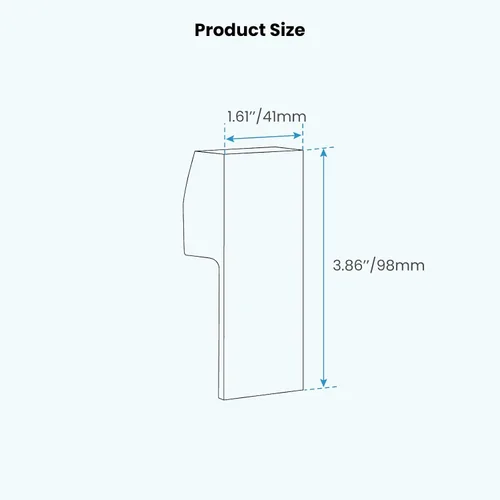 Miniatura 7 de gotonovo Accesorio de repuesto para lavabo de ducha de baño, 1.378 in, níquel cepillado