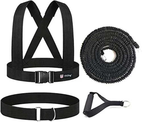Miniatura 8 de Cuerda de entrenamiento de resistencia, fuerza explosiva, rebote, entrenamiento físico, cuerda de resistencia para mejorar la velocidad, resistencia