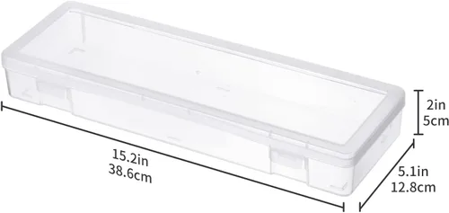 Miniatura 3 de novelinks - Cajas de almacenamiento apilables de plástico transparente con tapa de cierre - Contenedores de almacenamiento organizadores para 6 Pack