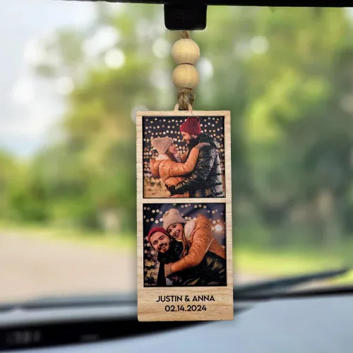 Miniatura 7 de Adorno personalizado para el primer aniversario, recuerdo romántico de corazón de cerámica con nombres y año, regalo para parejas, decoración única