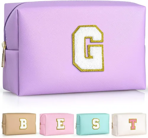 Miniatura 121 de TOPEAST - Bolso de maquillaje para mujer, G Blanco nacarado-rosa